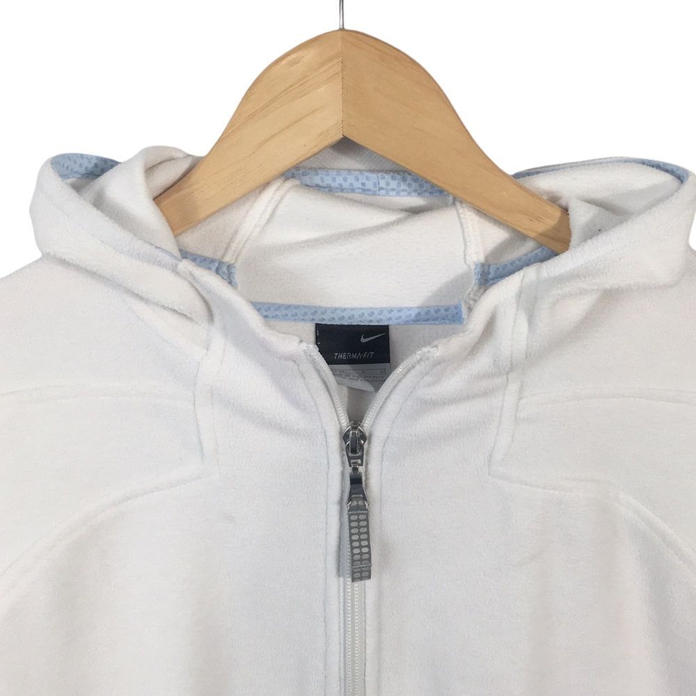 C6 Women’s NIKE Therma Fit Athletic Full Zip Hoodie Fleece Jacket L - Picture 2 of 5